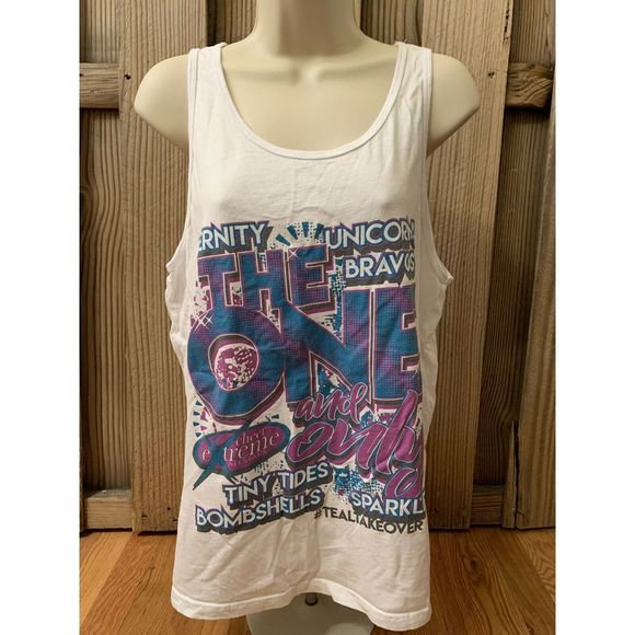 Cheer Extreme CEA White Tank Top Adult M - Picture 1 of 8
